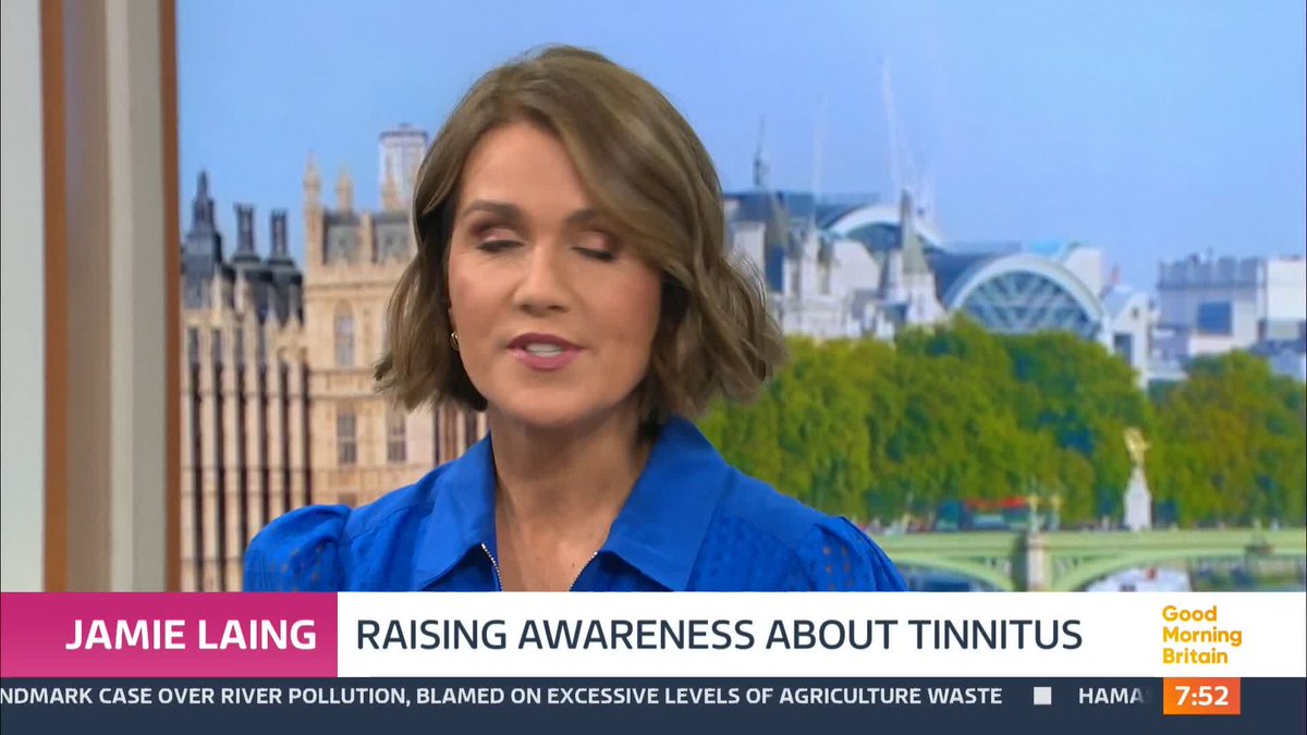 'It's incredibly debilitating. It causes anxiety and anxiety then makes it worse.' Jamie Laing and Susanna Reid share their experiences with Tinnitus.