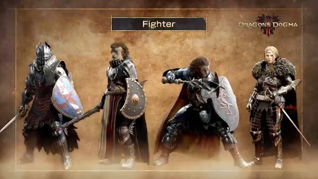 #DD2 Vocation Spotlight: The Fighter The Fighter vocation excels in melee combat, deftly wielding a sword and shield. Fighters can slice through enemy ranks and deliver powerful blows, while also using their shields to protect themselves and their allies. #DragonsDogma2