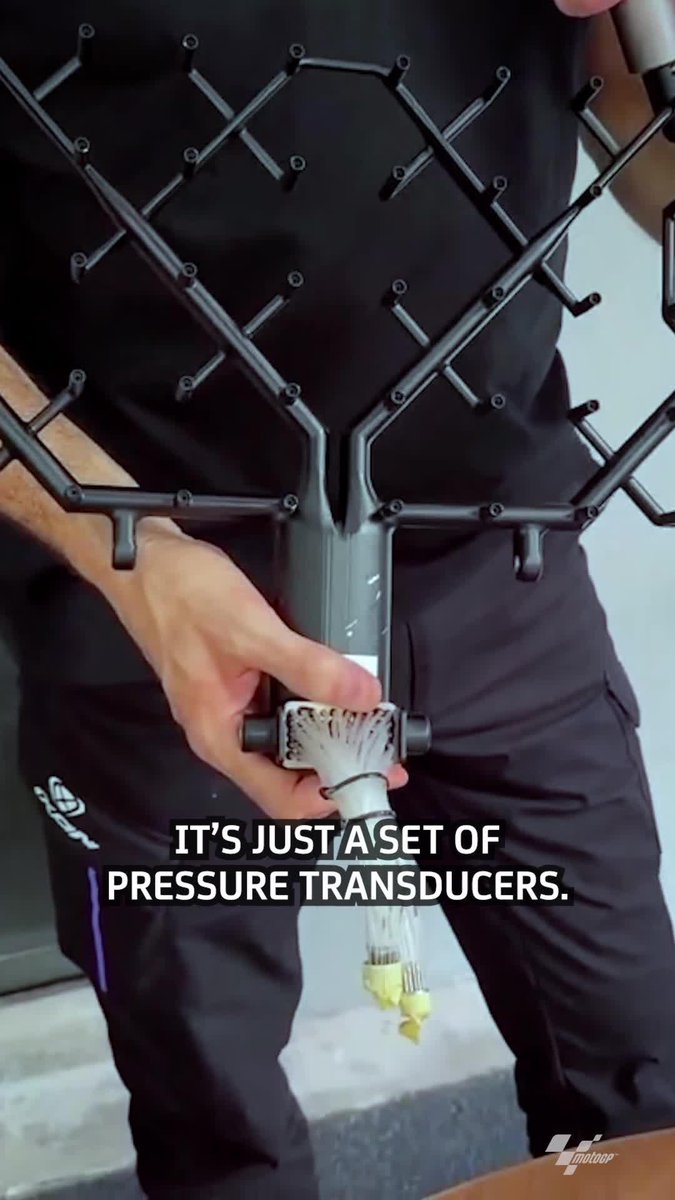 Don't worry, you weren't the only ones wondering how Aprilia's new aero rake works 🙃 Thankfully, Aprilia Technical Director Romano Albesiano has shed some light on the usage of this peculiar piece 👀 #SepangTest