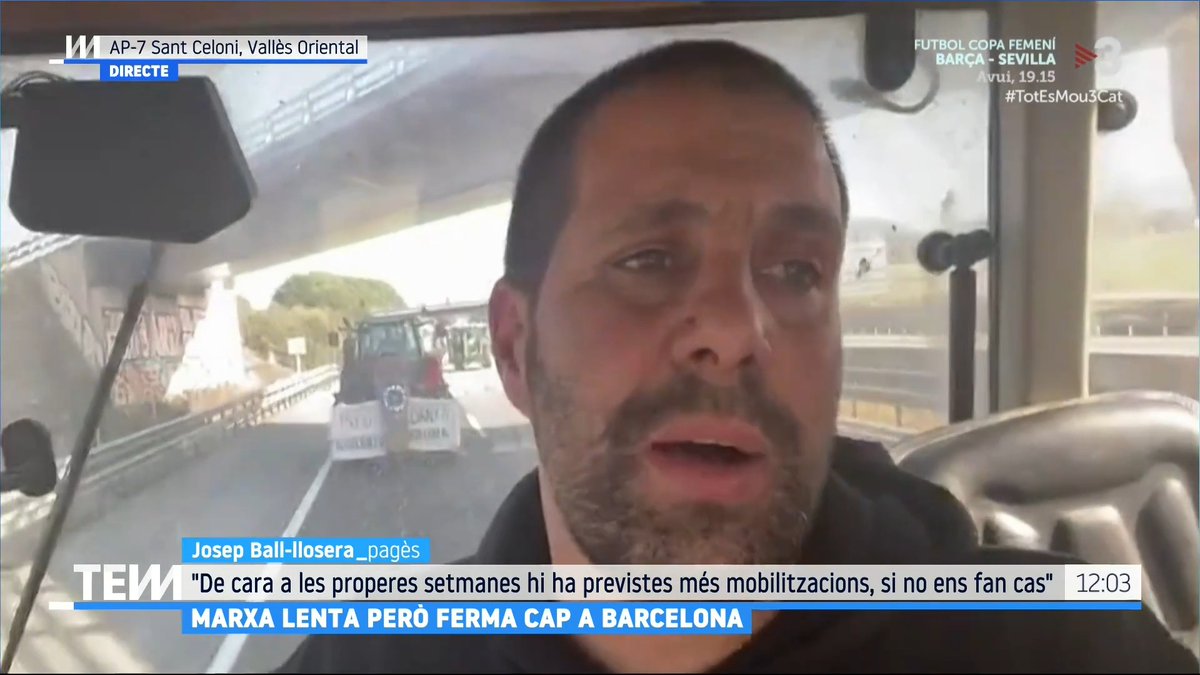 “Del carro de la compra n’hem de fer el nostre carro de combat. Si només busquem origen Catalunya, productors de proximitat, estem fent un circuit més curt i ens esteu ajudant a tots nosaltres”, Josep Ball-llosera, pagès #TotEsMou3Cat