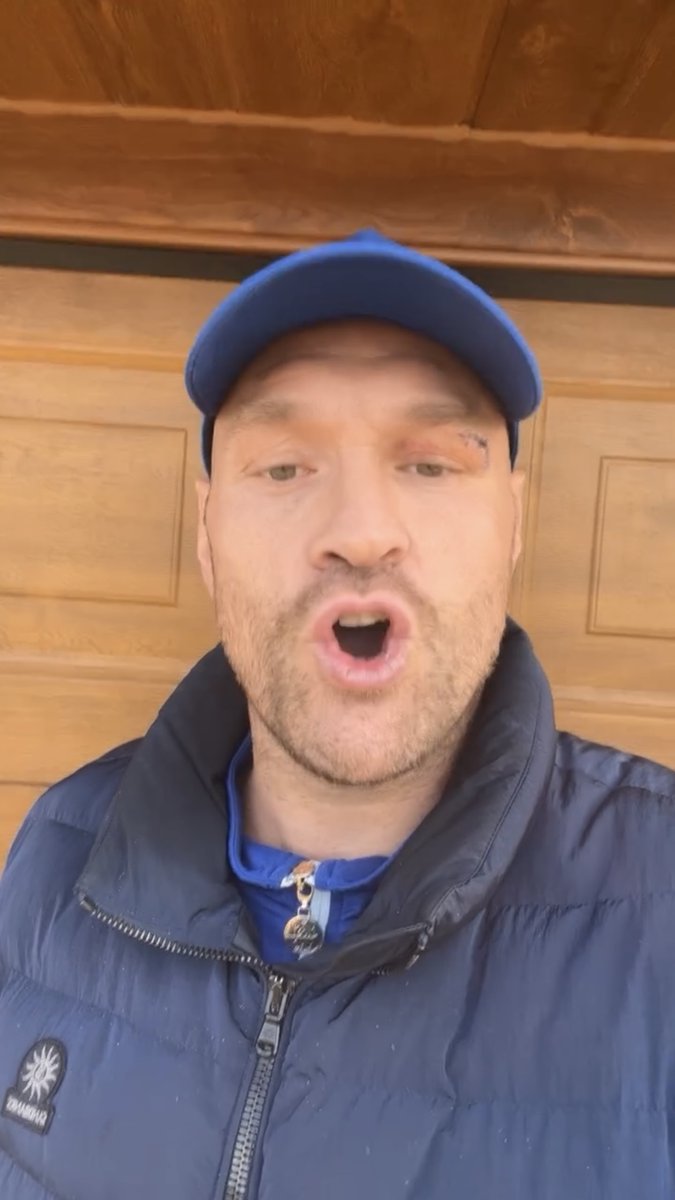 ‼️ Tyson Fury on Instagram today confirming that he won't be retiring any time soon and maps out his five-fight plan to face Oleksandr Usyk twice, Anthony Joshua twice, then rematch Francis Ngannou: "I ain't going nowhere." [🎥 TYSON FURY]