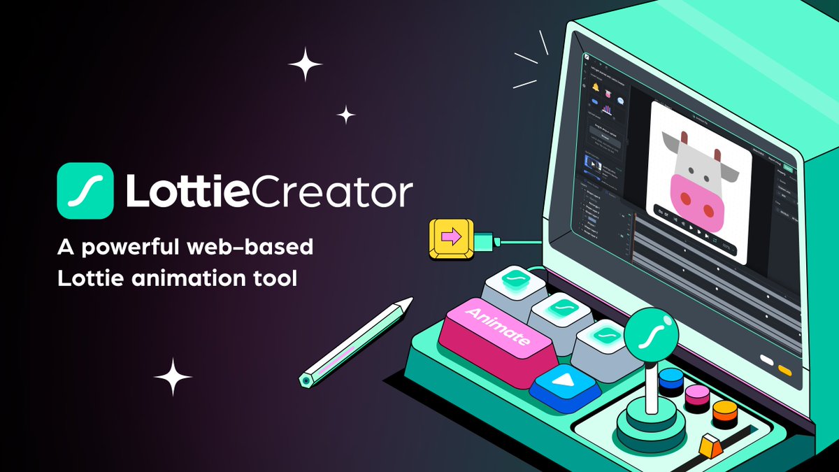 Lottie Creator is here! A powerful web-based Lottie animation tool. 🚀 🌟 Timeline & keyframes 🌟 SVG import 🌟 Animation presets 🌟 100,000+ Lottie animations & more Get started at today!