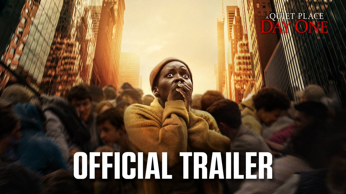 First trailer for ‘A QUIET PLACE: DAY ONE’ starring Lupita Nyong’o, Joseph Quinn and Djimon Hounsou. In theaters June 28.