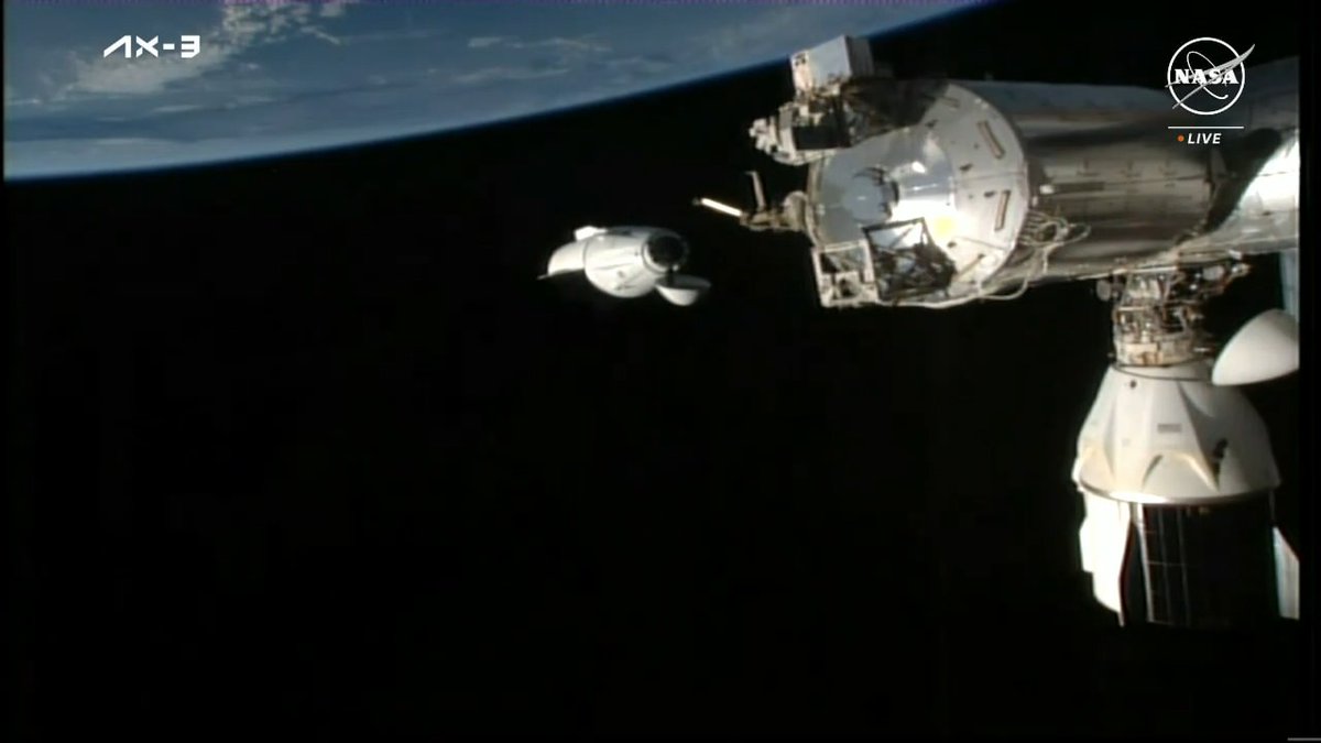 Four #Ax3 astronauts from Axiom Space undocked from the space station inside the SpaceX Dragon spacecraft at 9:20am ET today targeting a splashdown off the coast of Florida at 8:30am on Friday. More...