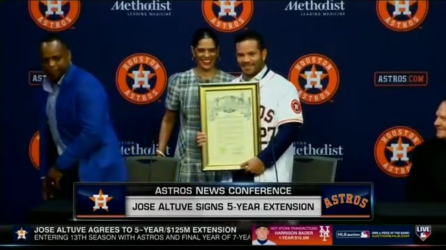 The Mayor of Houston proclaims February 7th (2/7) as Jose Altuve Day in the city of Houston for Altuve's #27.