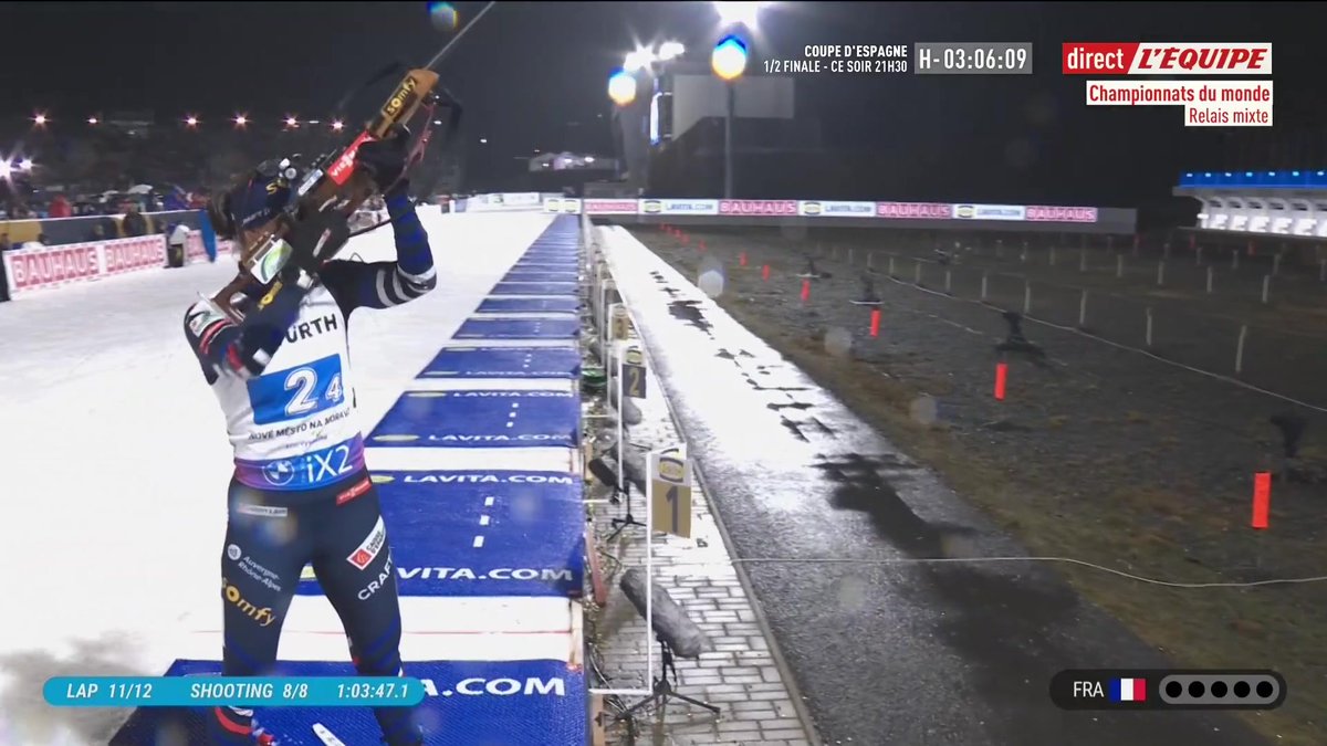 OUI JULIA 💪🇫🇷 #lequipeBIATHLON
