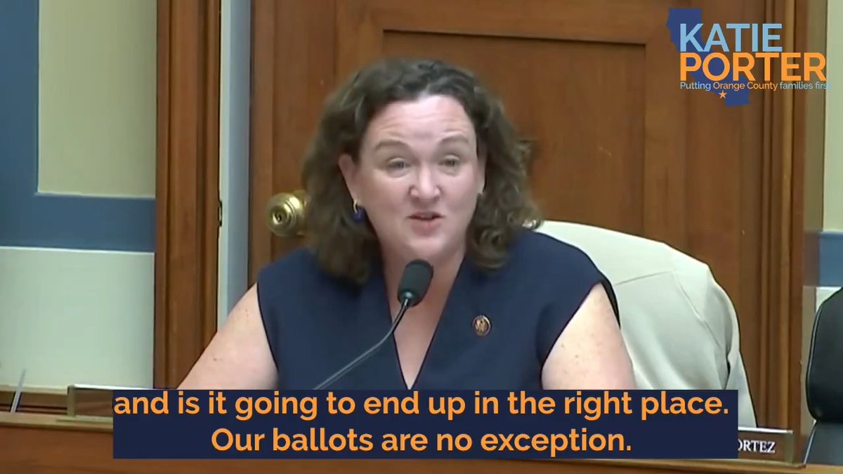 Whether Democrats or Republicans are in charge, I’m focused on getting results for Californians—not playing petty partisan games. This week, the Oversight Committee unanimously advanced my Vote By Mail Tracking Act to give Americans confidence their mail-in ballot is counted.