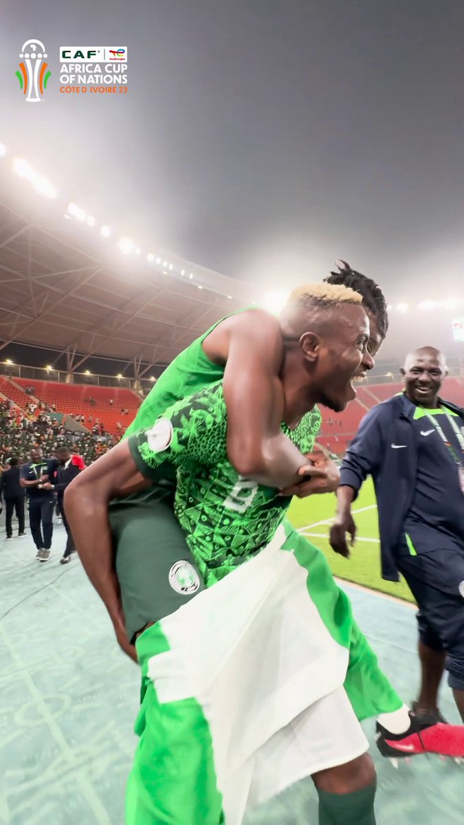 Super Eagles don show workings, so dem get doings. Confam! Na final dem enter so. No shaking! 🦅🇳🇬 #TotalEnergiesAFCON2023