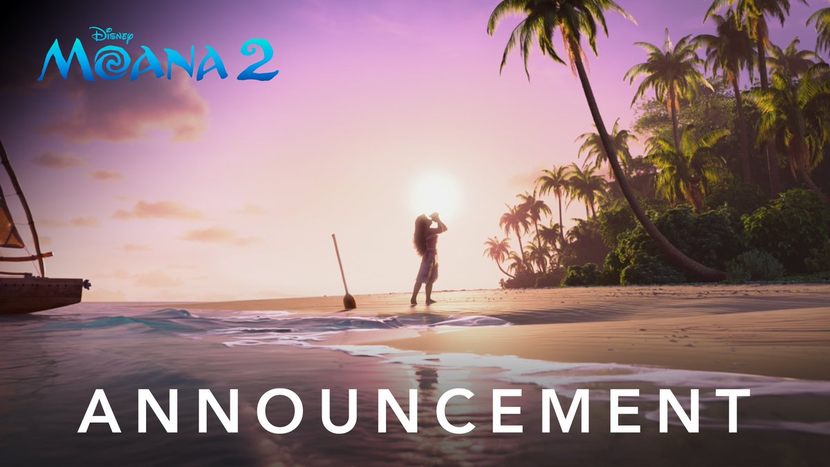 #Moana2, only in theaters Nov. 27, 2024 🌊