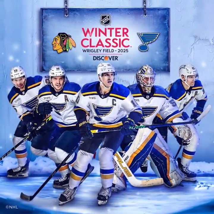 Some things you’ve gotta do more than just once. #stlblues #WinterClassic