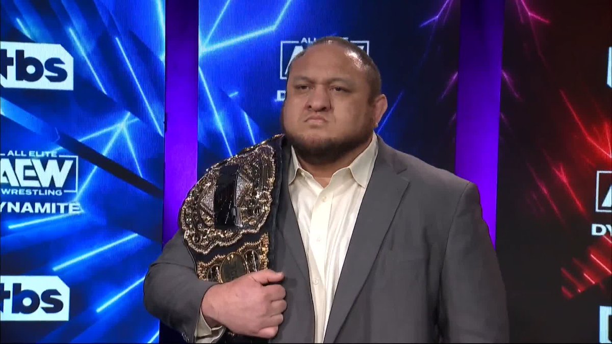 Pissed off Samoa Joe is the best Samoa Joe. #AEWDynamite
