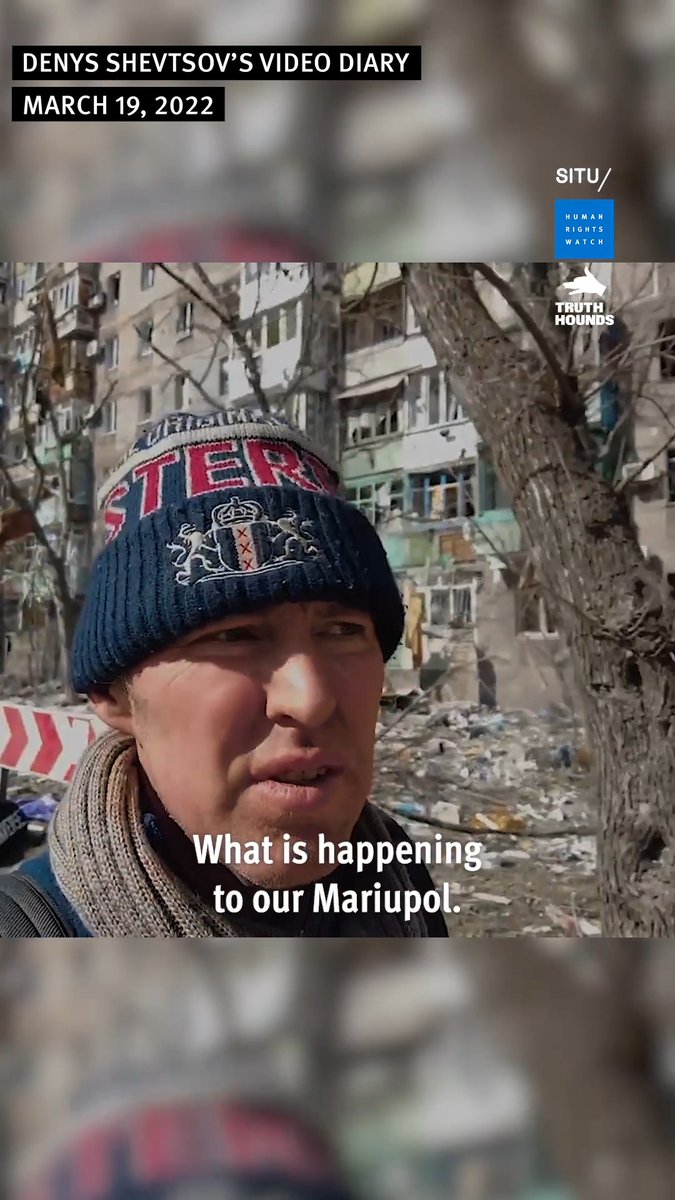 "Mariupol is a big, big, big, big cemetery." NEW: HRW, Truth Hounds, and SITU Research release new findings on Russia's devastation of Mariupol: