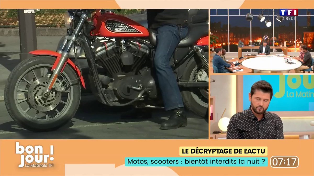 🚫 Motos et scooters, bientôt interdits la nuit ? 🏍️ Le décryptage de cette proposition par Christophe Beaugrand-Gerin dans #BonjourLaMatinaleTF1