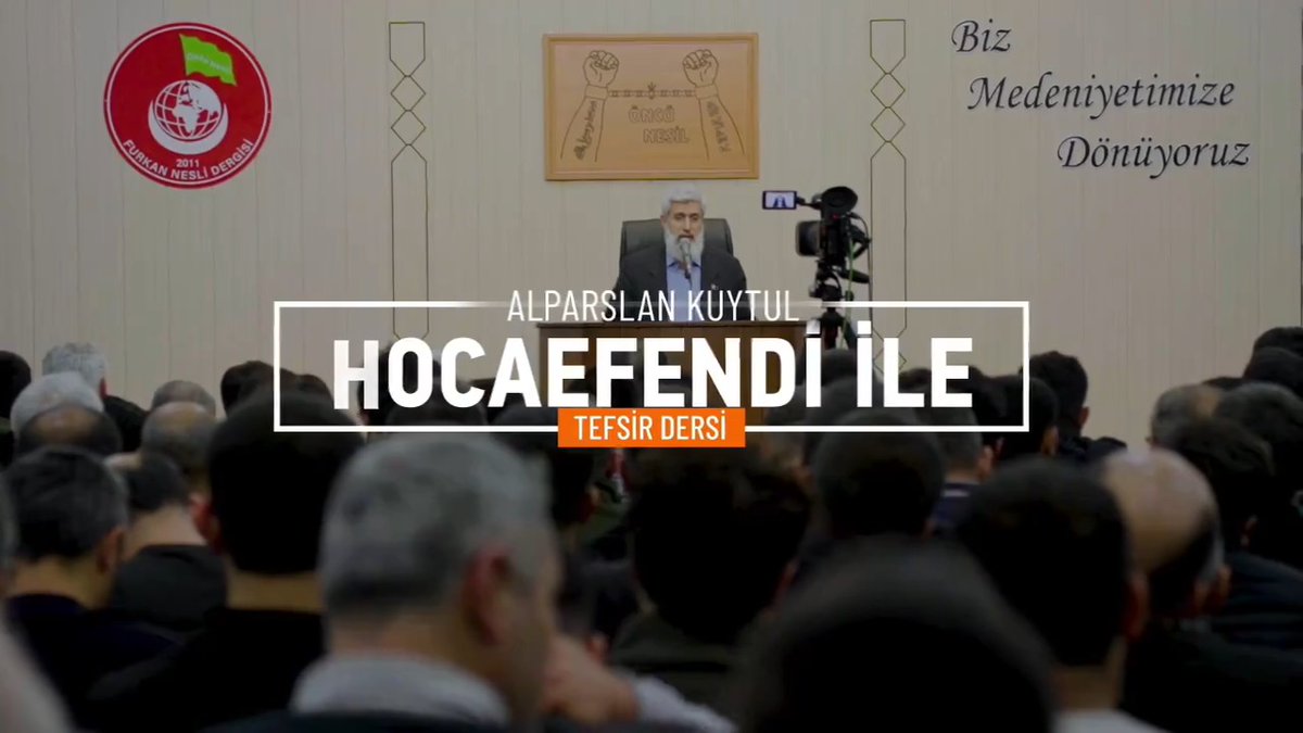 TEFSİR DERSİNDEN | “Her nizam topluma dayatılmış bir reçetedir”