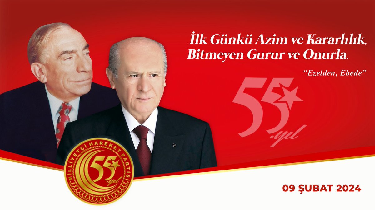 İlk Günkü Azim ve Kararlılık, Bitmeyen Gurur ve Onurla. “Ezelden, Ebede” 55. Yıl