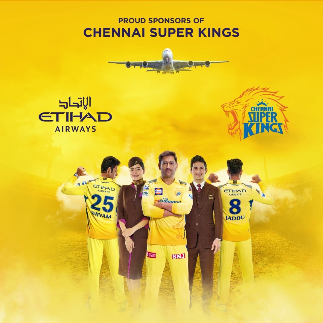 We’re taking flight as official sponsor of Chennai Super Kings! Bats to the ground, eyes to the sky – this journey has only just begun! 🏏✈️ Chennai Super Kings