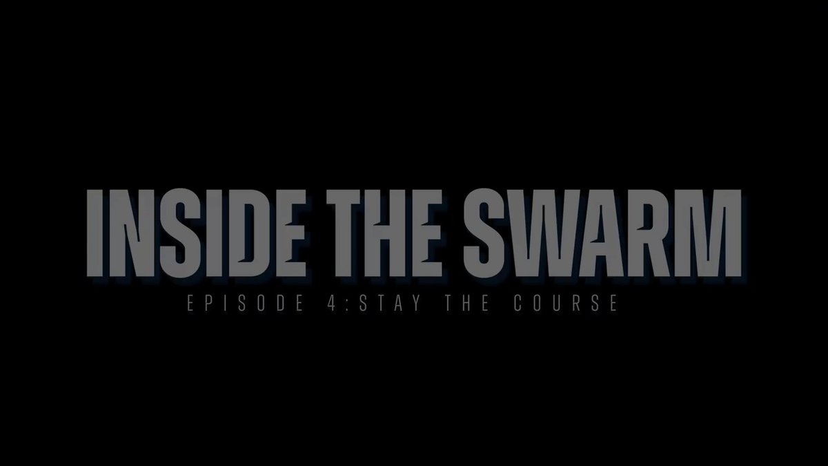 𝐒𝐭𝐚𝐲 𝐓𝐡𝐞 𝐂𝐨𝐮𝐫𝐬𝐞... #InsideTheSwarm Episode 4 ⬇️