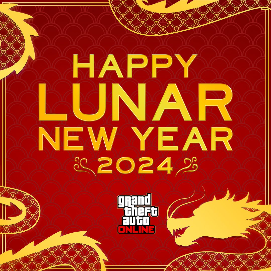 Celebrate the Year of the Dragon in GTA Online. Get the new Regal Dragon and Midnight Dragon Masks, a GTA$188,888 Red Envelope gift, and more. Plus, gifts for Carnival and Valentine’s Day, a chance for diamonds in The Diamond Casino Heist, and more: