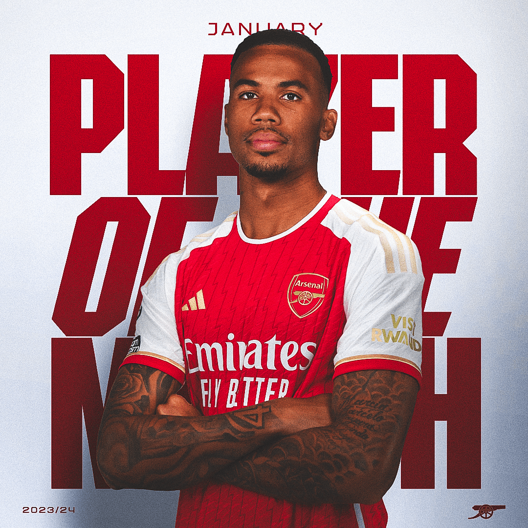 🥁 Introducing our Player of the Month for January... 🥇 Gabriel