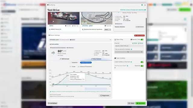 With Static weather, you can test specific conditions that do not change. With Forecasted weather, you will be tapping into the true power of Tempest, drawing upon our advanced real-world-based models! 🌦️ Take a look at how that will work 👇