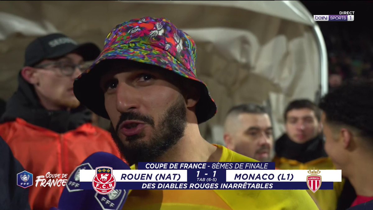 Leonard Aggoune : « Balogun ? Je l’ai senti… […] il est jeune ou je sais pas. Un rouge pendant la séance ? Ça c’est des bêtises ça , on connaît c’est histoire de mettre la biscotte. » 🤣 Un show man. 😅🧤