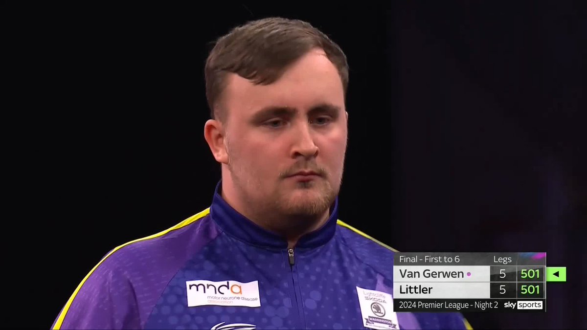 LITTLER FORCES A DECIDER! We're going the distance here in Berlin! Luke Littler cleans up 72 on tops to make it 5-5 against Michael van Gerwen in our Night Two decider! ๐บ #PLDarts | Final