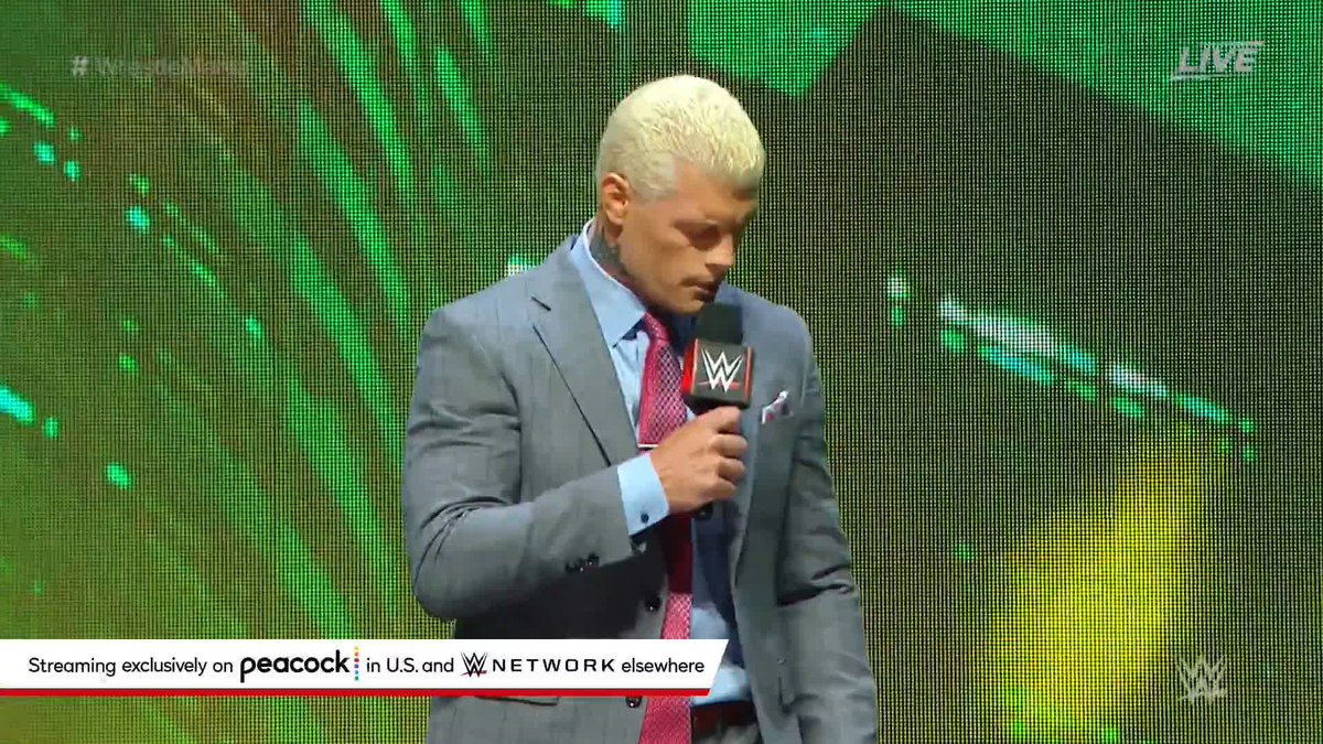 "At #WrestleMania XL in the MAIN EVENT, I choose YOU Roman Reigns!" Cody Rhodes has made his decision! 🔥🔥🔥 The #WrestleMania XL Kickoff is LIVE NOW!