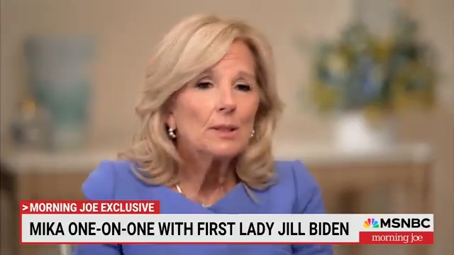 Worst First Lady in the history of America. Jill Biden should be ashamed of herself but apparently she has no conscience.
