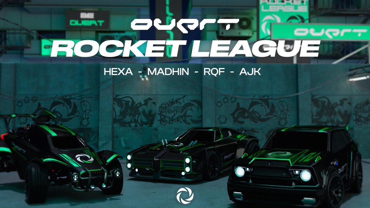 Overt is back in the RLCS. 🏎️ Hexa 🏎️ Madhin 🏎️ rqfts 🏎️ noc #BeOvert | Rocket League Esports