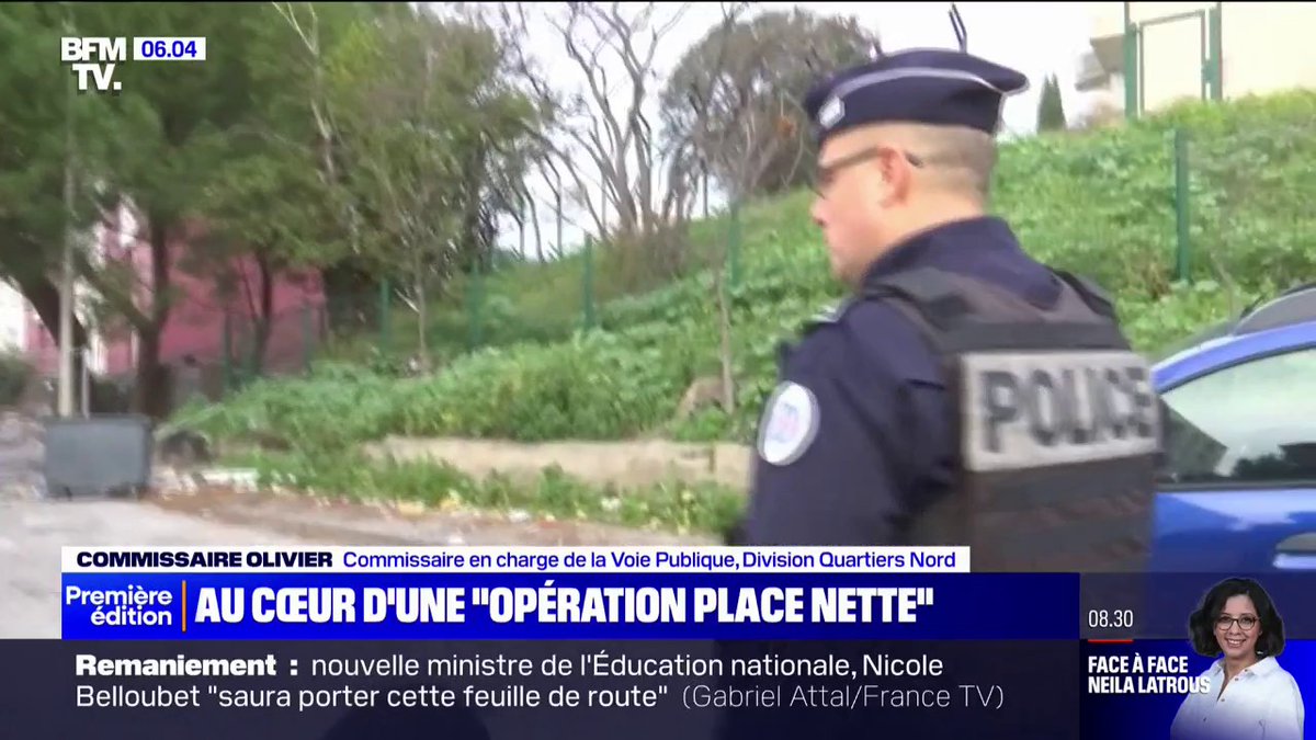 Marseille: une opération "place nette" s'est tenue dans la cité des Oliviers pour lutter contre le trafic de drogue
