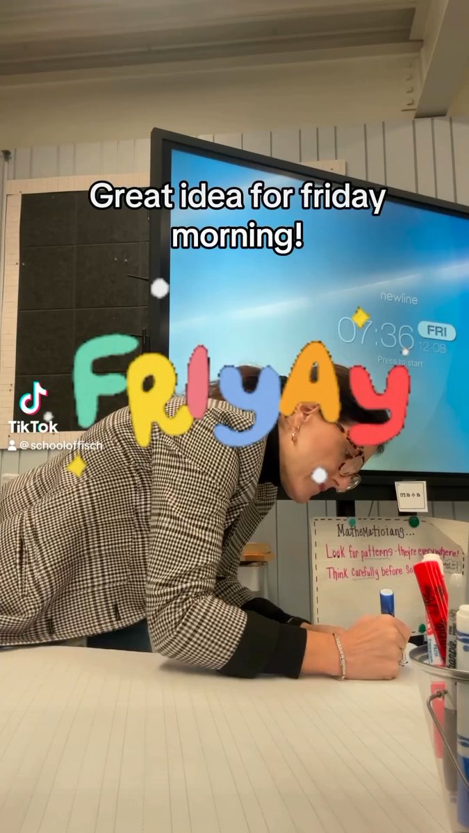 From Tammy Fisch (school.of.fisch) on Instagram: This was a great way to start our day and end the week. I love getting a glimpse into my students’ minds.