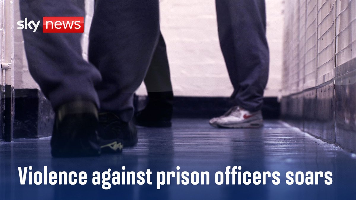 Violence against prison officers has soared since the pandemic with 23 attacks a day recorded last year across England and Wales. Sky's Amanda Akass has been speaking to one prison officer who suffered catastrophic injuries during an attack at work. 🔗