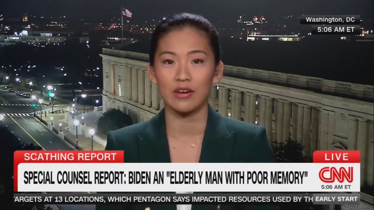 Reporter: The Biden campaign will be reminding people that the special counsel was Trump-appointed. Hur is not a doctor, he is a lawyer. He doesn't actually have the authority to say those things about President Biden