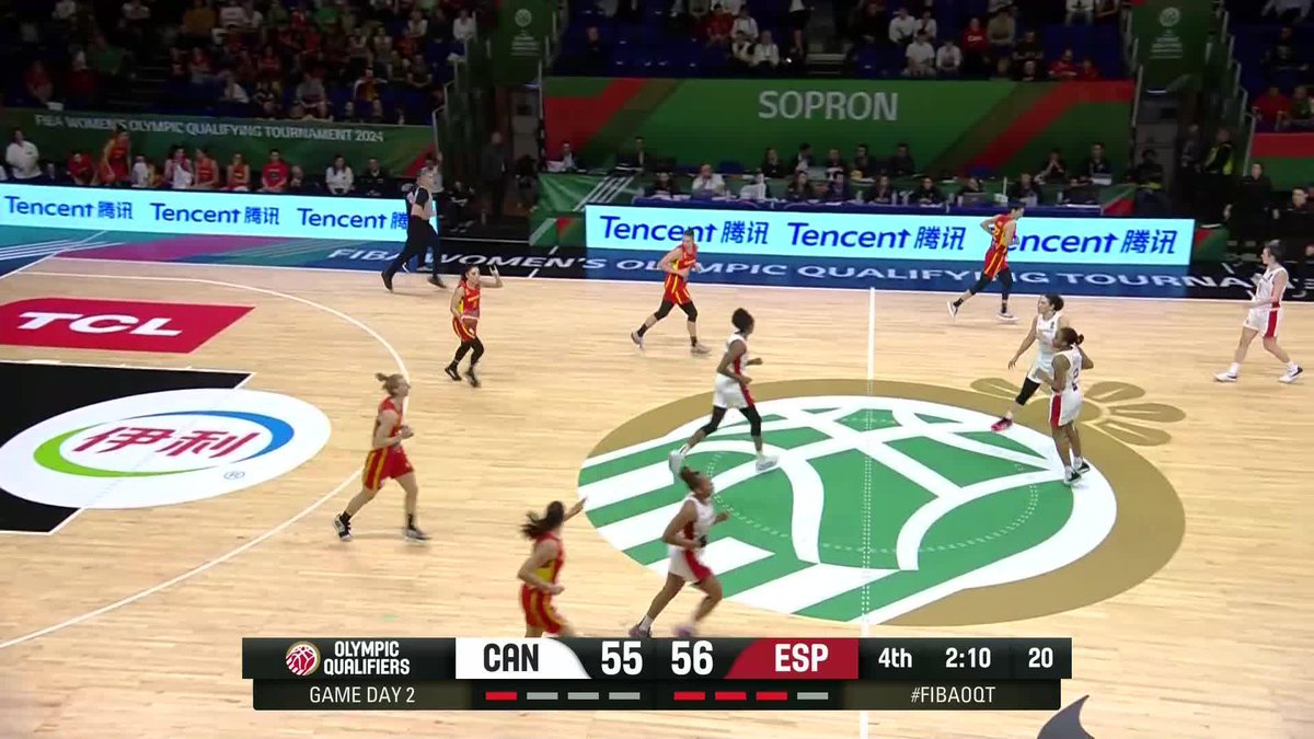Clutch Cristina Ouviña ✨ ¡¡¡Qué dos acciones en el momento más importante!!! #FIBAOQT
