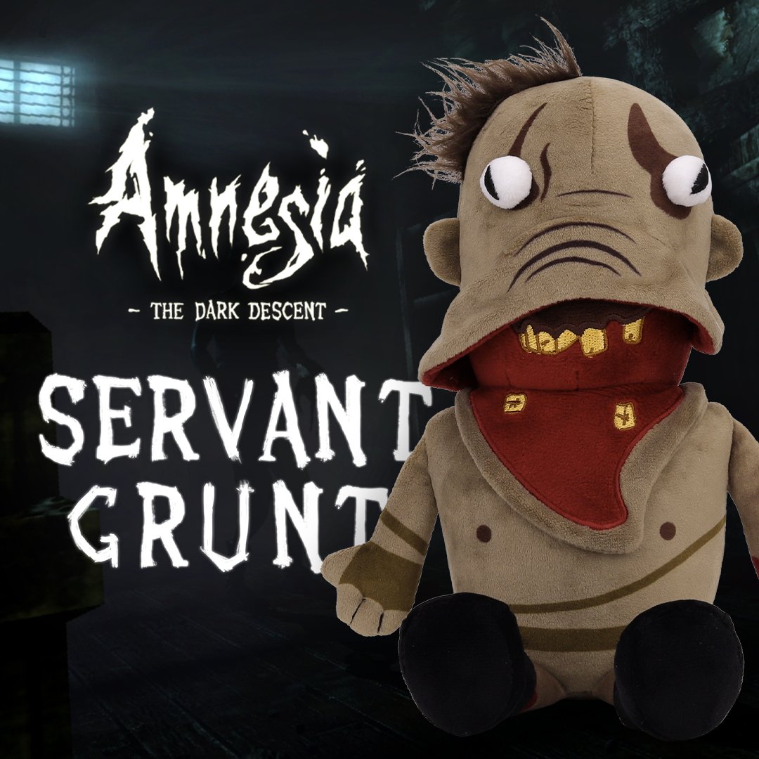 The Grunt is finally immortalized in the form of a cozy plush 🧸 Now you can get that “Castle Brennenburg vibe” in your own home. Only available for a limited time, don’t miss out!