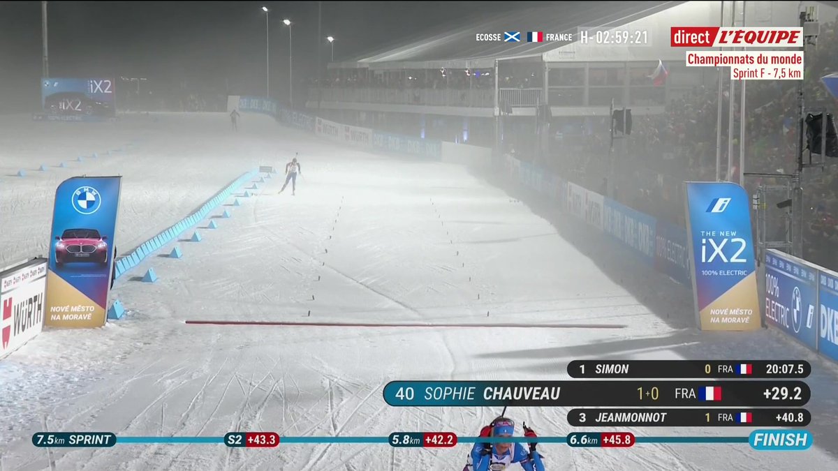 😱 MAIS C'EST QUOI ÇA ? 🇫🇷 Quatre Françaises aux quatre premières places avec l'arrivée de Sophie Chauveau ! #lequipeBIATHLON