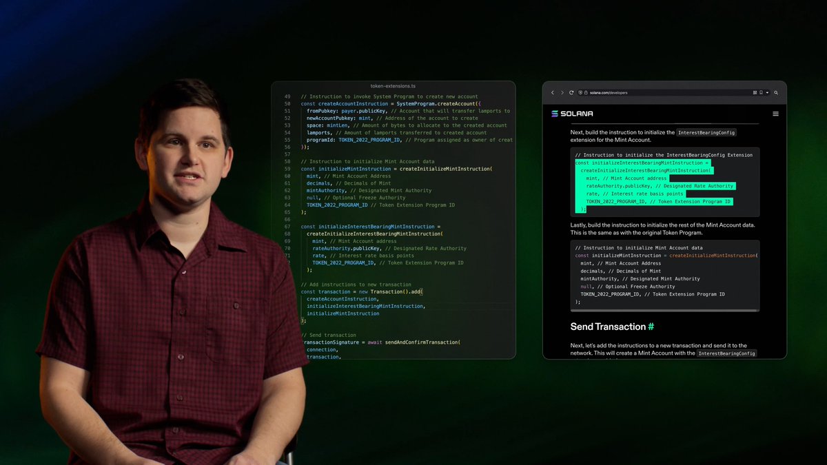 Building in web3 should be easy⚡️ With token extensions on Solana, you can build advanced use cases quickly — and get time back to focus on your product. Dig in: