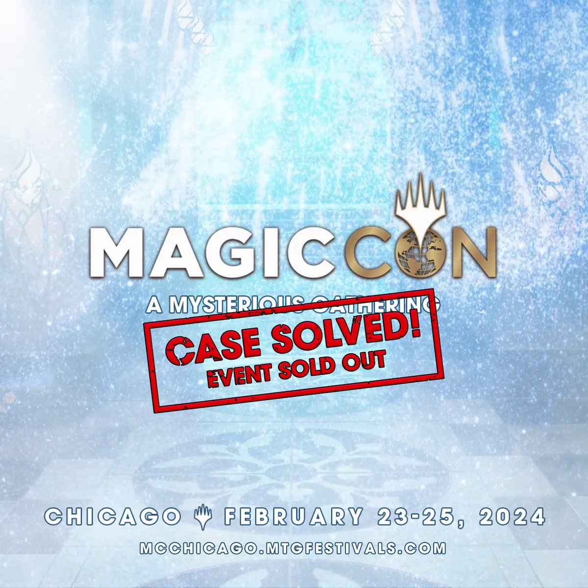 🎆🎆 #MCCHICAGO IS OFFICIALLY SOLD OUT! 🎆🎆 We can't wait to see all of you in Chicago!