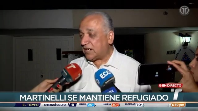 El vocero del expresidente Ricardo Martinelli, Luis Eduardo Camacho, reaccionó luego de que la Cancillería negó el salvoconducto. “Nosotros estábamos convencidos de que el Estado panameño, el gobierno panameño, el gobierno de facto, el gobierno que preside Cortizo y Carrizo le iba a negar el salvoconducto”, respondió. #TReporta