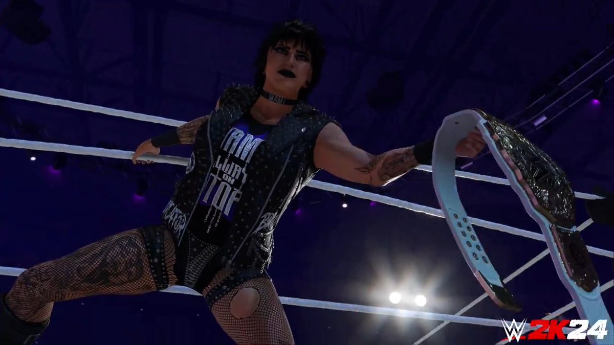 Mami’s always on top! 😈 RheaRipley_WWE #WWE2K24