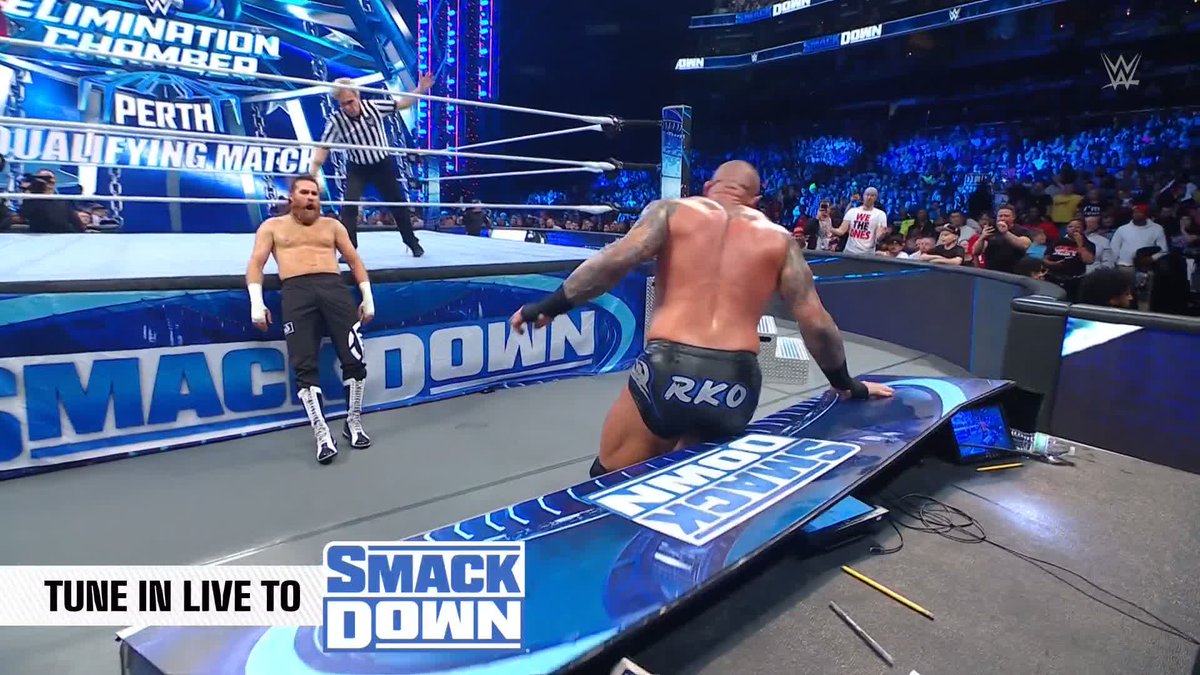 For Randy Orton, it's about returning to #WrestleMania after missing last year's due to injury. 😤 For Sami Zayn it's about proving that he can be World Champion. 🏆 Only one can qualify for #WWEChamber: Perth and move one step closer to their dream. Who will it be? #SmackDown