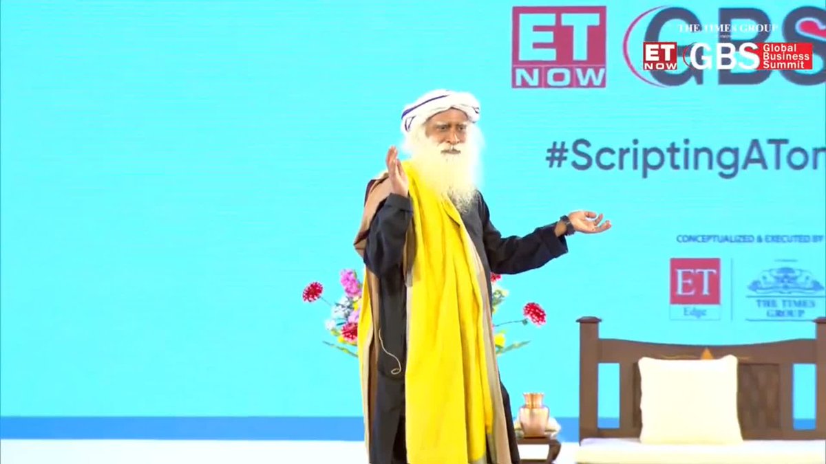 We're not global yet; still thinking about personal ambitions: Isha Foundation Founder Sadhguru at ET NOW Global Business Summit 2024 #GBS #GBS2024 #ScriptingATomorrow | The Times Group ET NOW Global Business Summit ET Edge