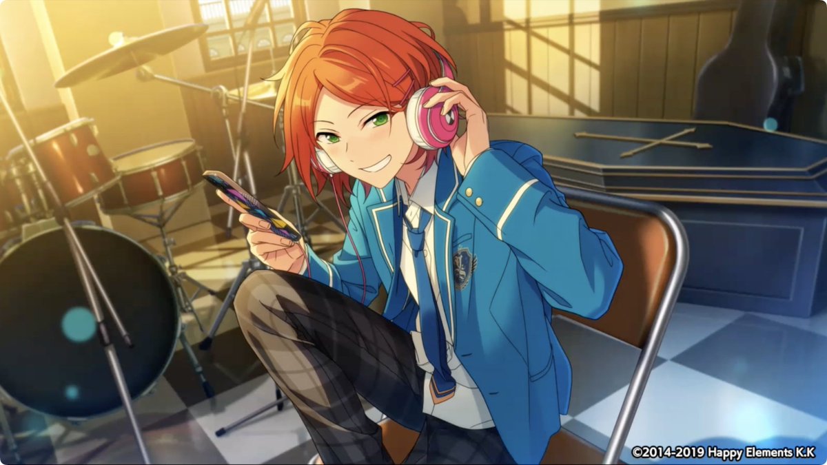 (3/3)【お知らせ】 ⭐5 葵 ひなたのカードは開花前スチルが動く「エモーション」付き💓 アイドルストーリー[残響に浸って]のスチルシーンでエモーションが発生するほか、ひなたのカードを獲得するとマイルームのイラスト表示で「エモーション」が選択可能になります♪ #あんスタ