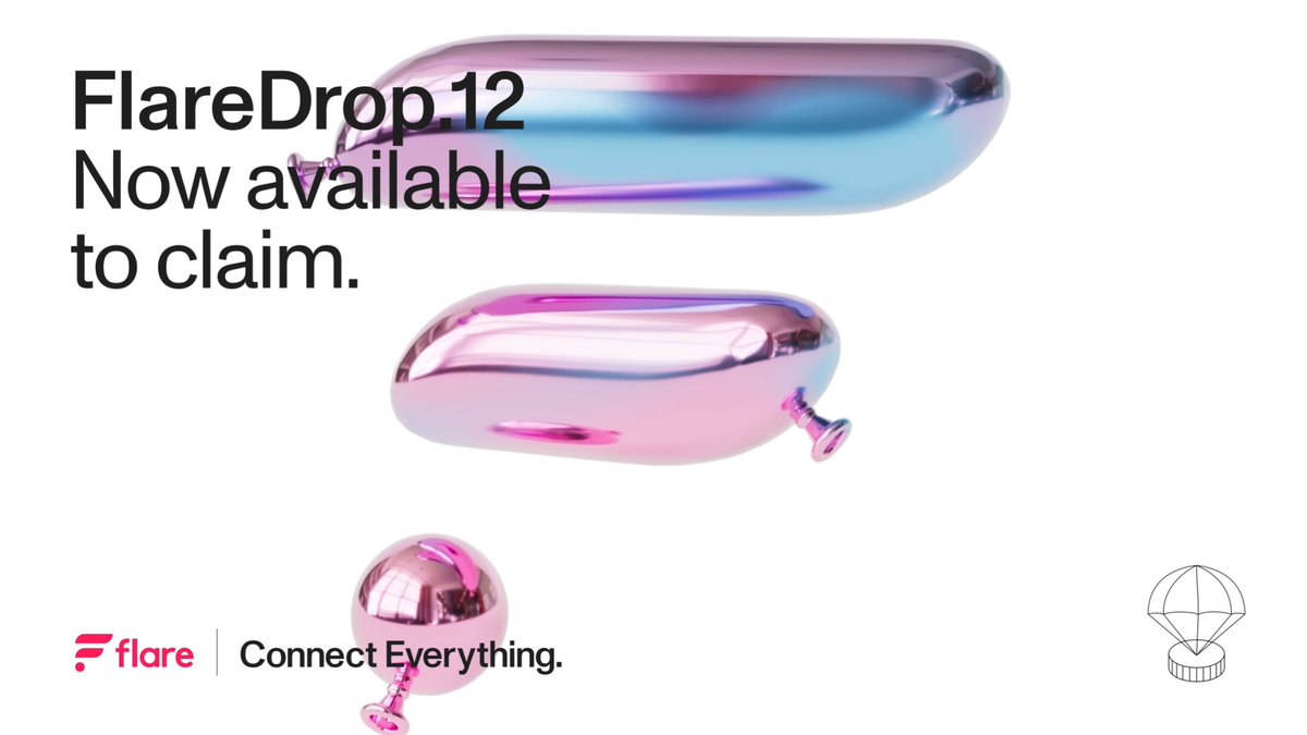 Claim FlareDrop.12 now ✨ New to #FlareDrops? ✓ Hold $WFLR = qualified ✓ 3x random snapshots taken in past 23 days ✓ 24 FlareDrops left FlareDrops is a way we reward the active Flare community. Don't miss out on the next drop &amp; start wrapping: