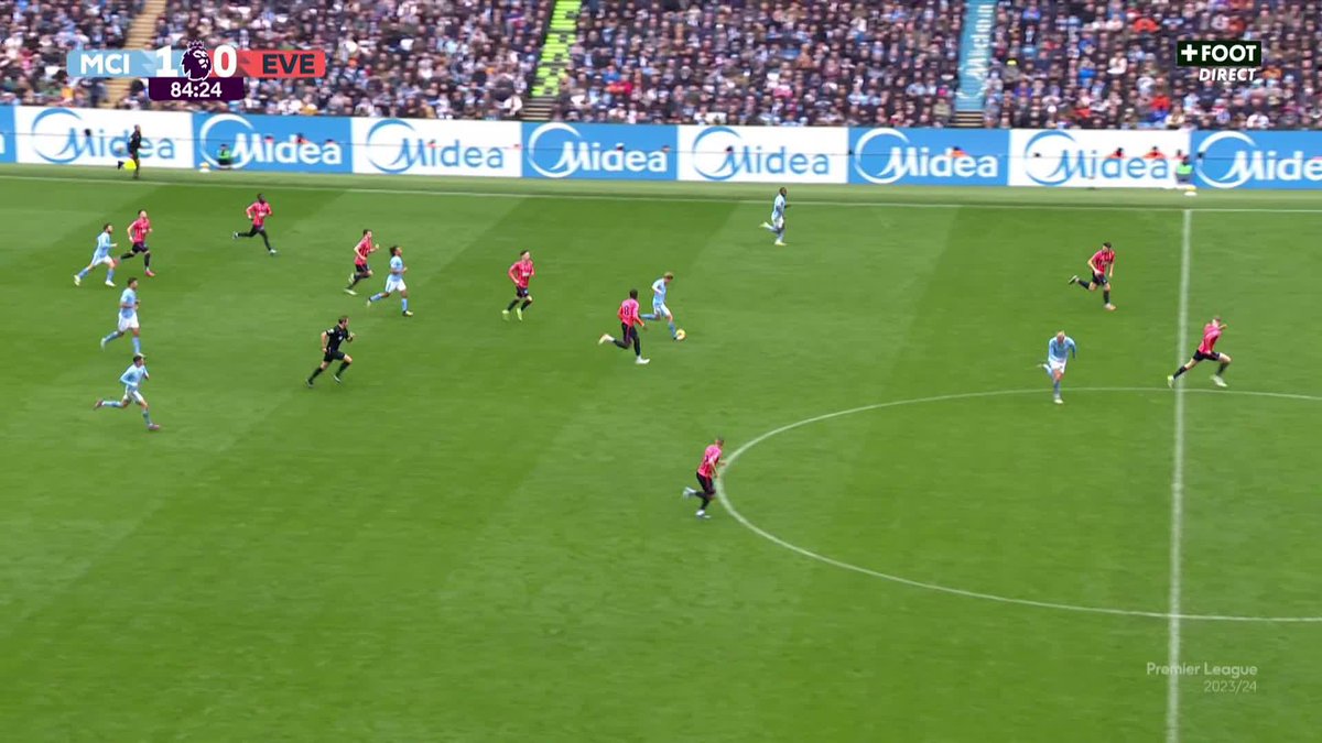 DE BRUYNE ⏩️ HAALAND Le doublé du cyborg qui inscrit son 51ème but en 50 titularisations en Premier League ! 🤯 🎥 CANAL+ Foot