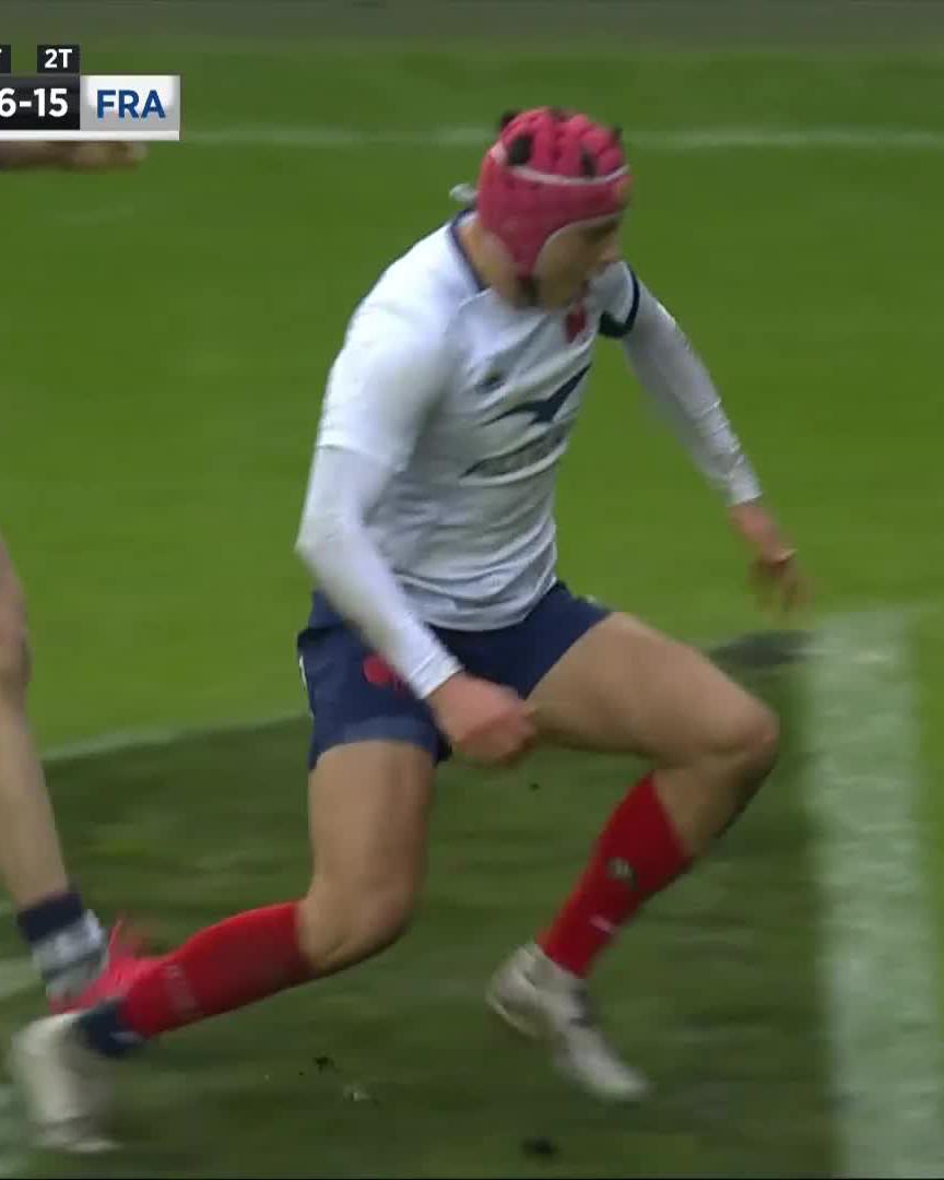 🏉🇫🇷 On ne savait pas comment s'en sortir, on espérait un exploit individuel pour renverser la tendance et il est venu du jeune ailier de l'Union Bordeaux Bègles Louis Bielle-Biarrey 😍 Tellement fier qu'il offre le succès aux Bleus🙏 #XVdeFrance #SCOvFRA #ECOFRA #UBB