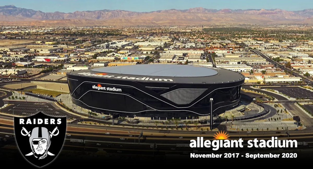 This year's Super Bowl host Allegiant Stadium cost $2 billion and took three years to build. Here's a timelapse of the construction, capturing over 65,000 hours of work and 1.4 million images. (h/t EarthCam)