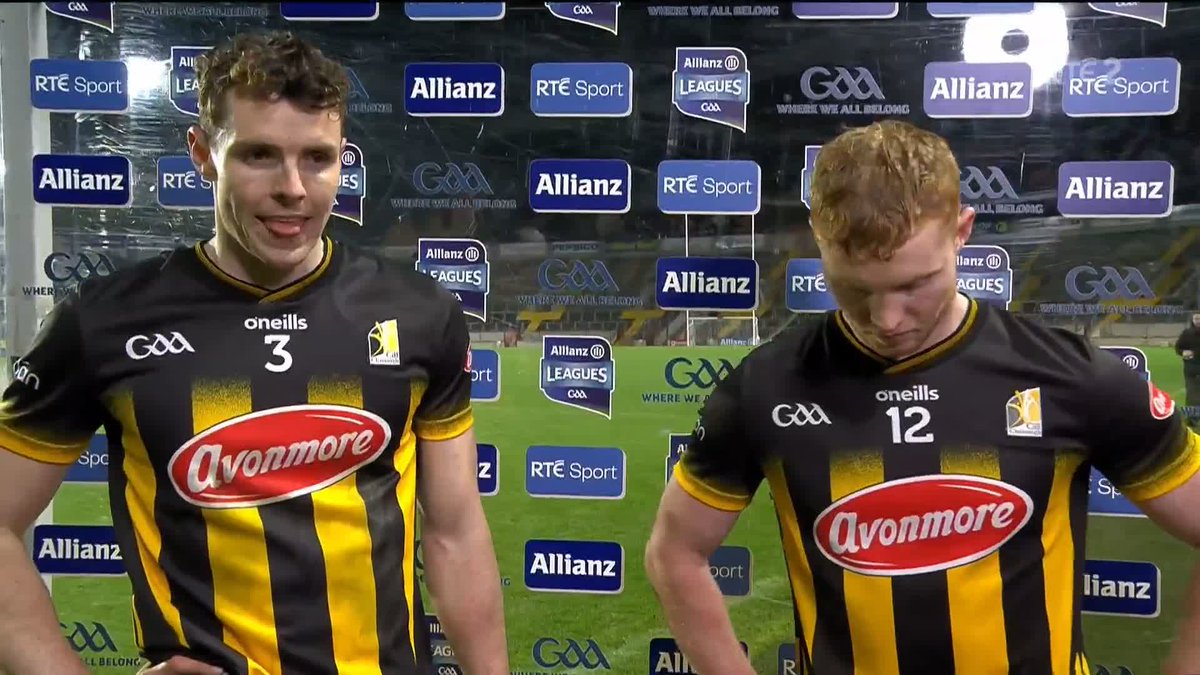 Kilkenny's Adrian Mullen is the player of the match. He and team-made Huw Lawlor give their immediate reaction to Damien Lawlor. #RTEGAA