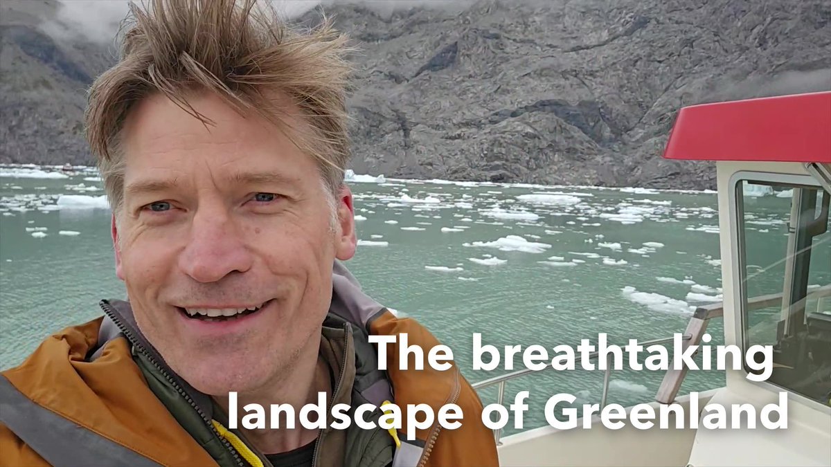 See the breathtaking landscape Nikolaj CosterWaldau saw while filming An Optimist’s Guide to the Planet in Greenland. Watch the first episode: (Filmed with Samsung)
