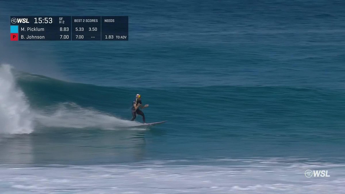 It does not get any better than this! #MollyPicklum 🔟 ⁣ ⁣ Dustin Kimmel⁣ ⁣ Finals Day at the rob h #PipePro is LIVE on